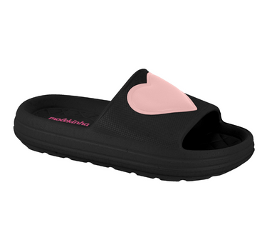 BEIRA RIO KIDS SLIDERS WITH HEART DETAIL