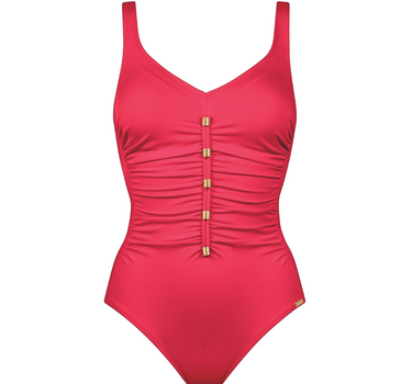 CHARMLINE SWIMSUIT WITH GOLD DETAIL