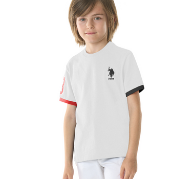 US POLO SHORT-SLEEVED T-SHIRT WITH NUMBER AND LOGO