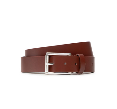 US POLO ASSN. MEN HITCHCOCK BELT MAN H30 LEATHER IN DARK BROWN