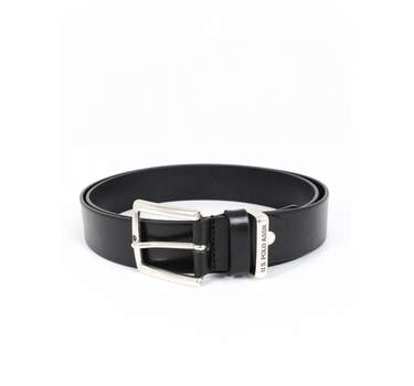 US POLO ASSN. MEN HITCHCOCK BELT MAN H35 LEATHER IN BLACK