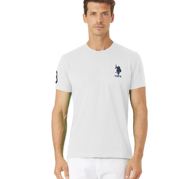 US POLO MENS SHORT-SLEEVED T-SHIRT WITH LOGO AND NUMBER