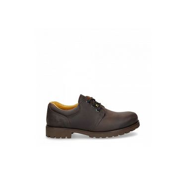 PANAMA JACK LEATHER SHOE WITH LEATHER LINING IN BROWN