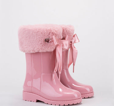 IGOR LINED BOOTS WITH SATIN BOW DETAILING