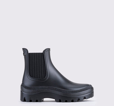 IGOR CHELSEA BOOT WITH RIBBED DETAILING IN BLACK