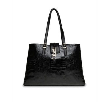 STEVE MADDEN BKINGLY TOTE IN BLACK
