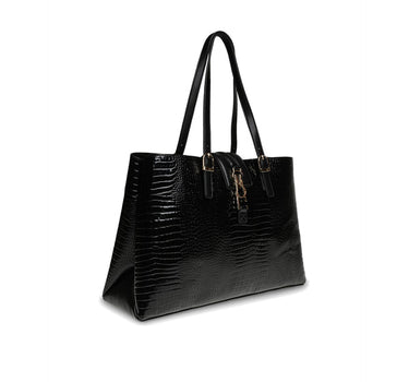 STEVE MADDEN BKINGLY TOTE IN BLACK