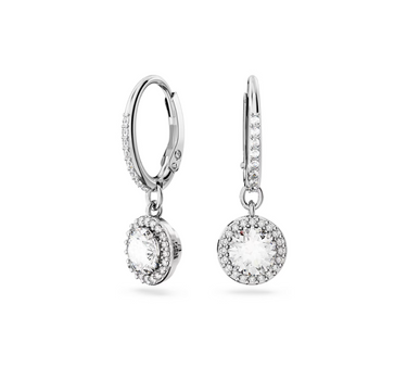 SWAROVSKI CONSTELLA DROP EARRINGS ROUND CUT