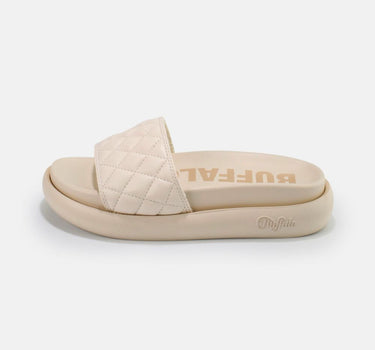 BUFFALO VEGAN PLATFORM SANDALS NUDE