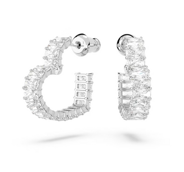 SWAROVSKI MATRIX HOOP EARRINGS