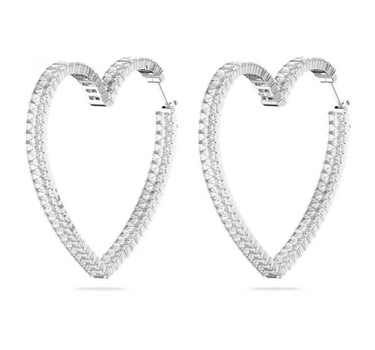 SWAROVSKI MATRIX HOOP EARRINGS