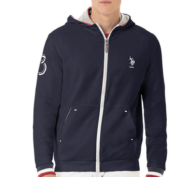 US POLO CASUAL MENS HOODIE IN BLUE