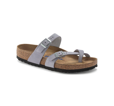 BIRKENSTOCK MAYARI SOFT FOOTBED NUBUCK LEATHER REGULAR FIT