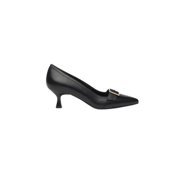 NERO GIARDINI LEATHER PUMPS