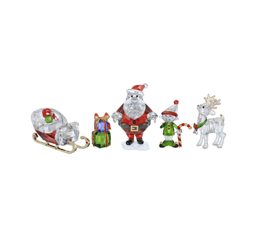 SWAROVSKI HOLIDAY CHEERS SANTA STORY SET