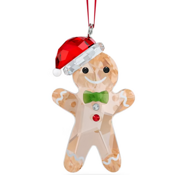 SWAROVSKI HOLIDAY CHEERS GINGERBREAD MAN ORNAMENT