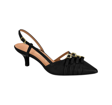 VIZZANO WOMEN SLINGBACK LOW HEEL PUMPS