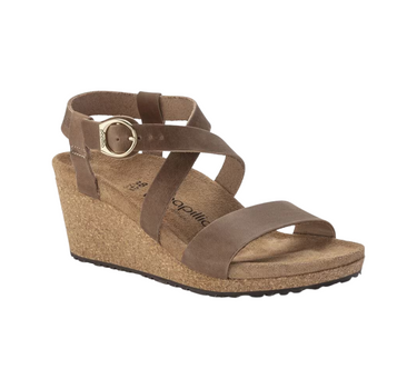 BIRKENSTOCK SIBYL RING BUCKLE OILED LEATHER NARROW FIT
