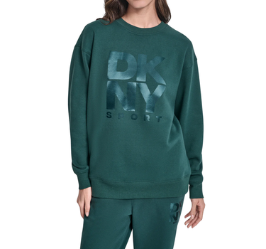 DKNY WOMEN DKNY LOGO SWEATER