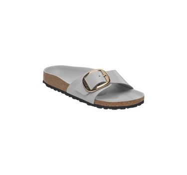 BIRKENSTOCK MADRID BIG BUCKLE LEATHER PATENT SHINE STONE COIN