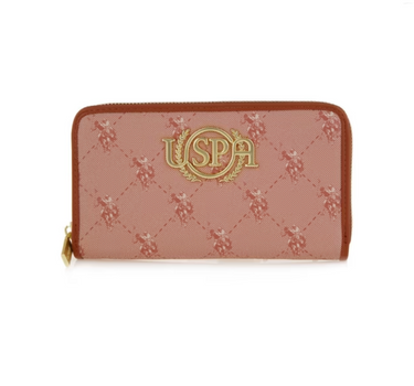 US POLO WOMEN'S HAMPTON L ZIP WALLET PRINTED