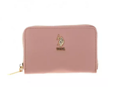 US POLO WOMEN'S NEW JONES M ZIP WALLET IN NUDE