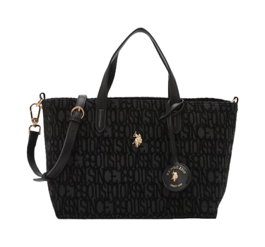 US POLO ASSN WOMEN JACQUARD TOTE BAG