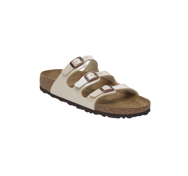 BIRKENSTOCK FLORIDA BIRKOFLOR GRACEFUL PEARL WHITE NARROW/REGULAR