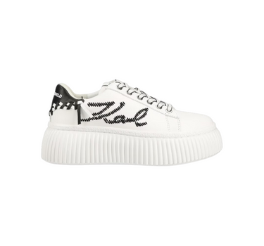 KARL LAGERFELD KREEPER LOW CORNELLY SIGNIA STITCH TRAINERS