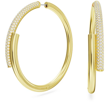 SWAROVSKI DEXTERA HOOP EARRINGS