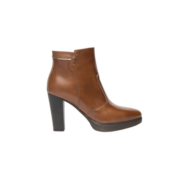 NERO GIARDINI LEATHER ANKLE BOOTS