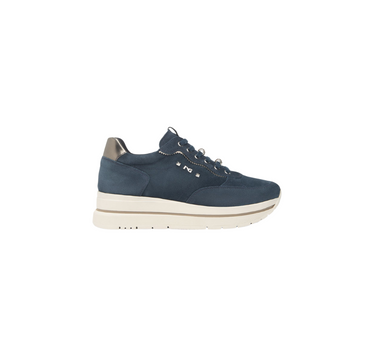 NERO GIARDINI SUEDE TRAINERS