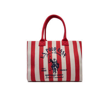 US POLO-WOMEN BEACH SHOULDER BAGS IN RED