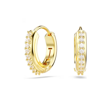 SWAROVSKI MATRIX HOOP EARRINGS