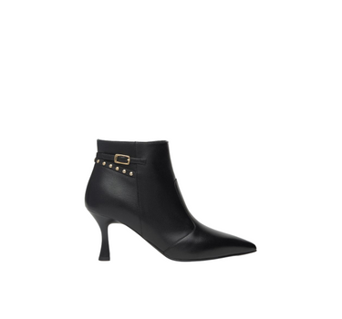 NERO GIARDINI LEATHER ANKLE BOOTS