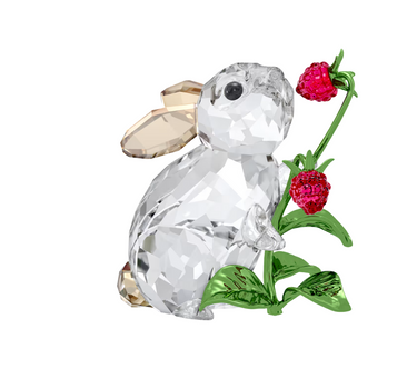 SWAROVSKI IDYLLIA RABBIT AND RASPBERRIES