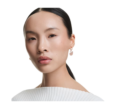 SWAROVSKI SWAN DROP EARRINGS