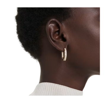 SWAROVSKI DEXTERA HOOP EARRINGS