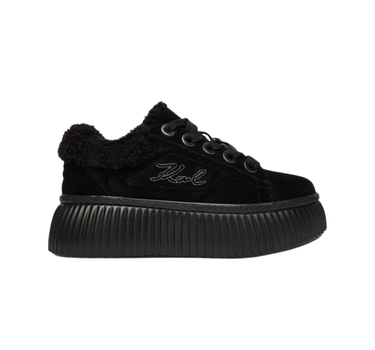 KARL LAGERFELD KREEPER LO EMBRO LOW LACE TRAINERS