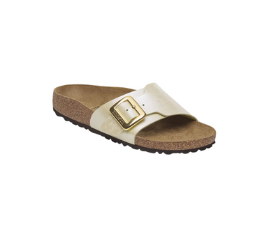 BIRKENSTOCK CATALINA CUSHION BUCKLE BIRKO FLOR PEARL WHITE NARROW/REGULARR