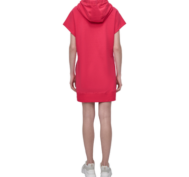 DKNY WOMEN TWO TONE LOGO DRAWCORD SNEAKER DRESS