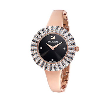 SWAROVSKI CRYSTAL ROSE WATCH