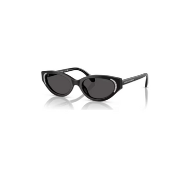 SWAROVSKI SUNGLASSES, CAT-EYE SHAPE, SK6030, BLACK