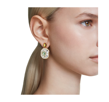 SWAROVSKI CHROMA DROP EARRINGS