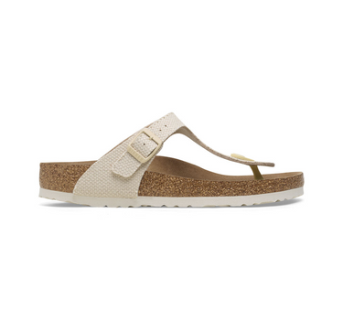 BIRKENSTOCK GIZEH IN EGGSHELL