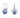 SWAROVSKI VELLA V DROP EARRINGS