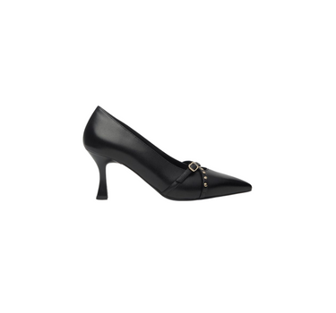 NERO GIARDINI LEATHER PUMPS