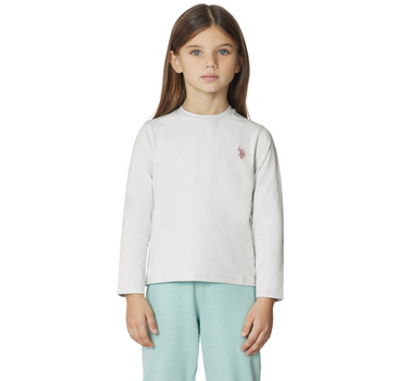US POLO ASSN GIRLS BLUE T-SHIRT