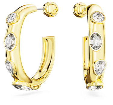 SWAROVSKI DEXTERA HOOP EARRINGS