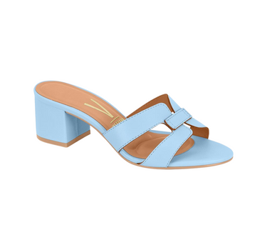 VIZZANO WOMEN BLOCK HEEL SLIDERS